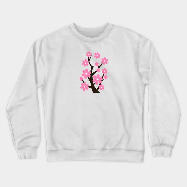 Blooming Tree Crewneck Sweatshirt by Anastasiya Malakhova